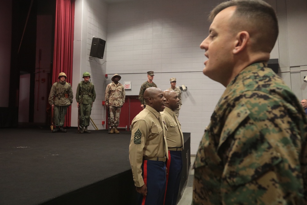 MCLB Albany hosts cake-cutting ceremony, uniform pageant