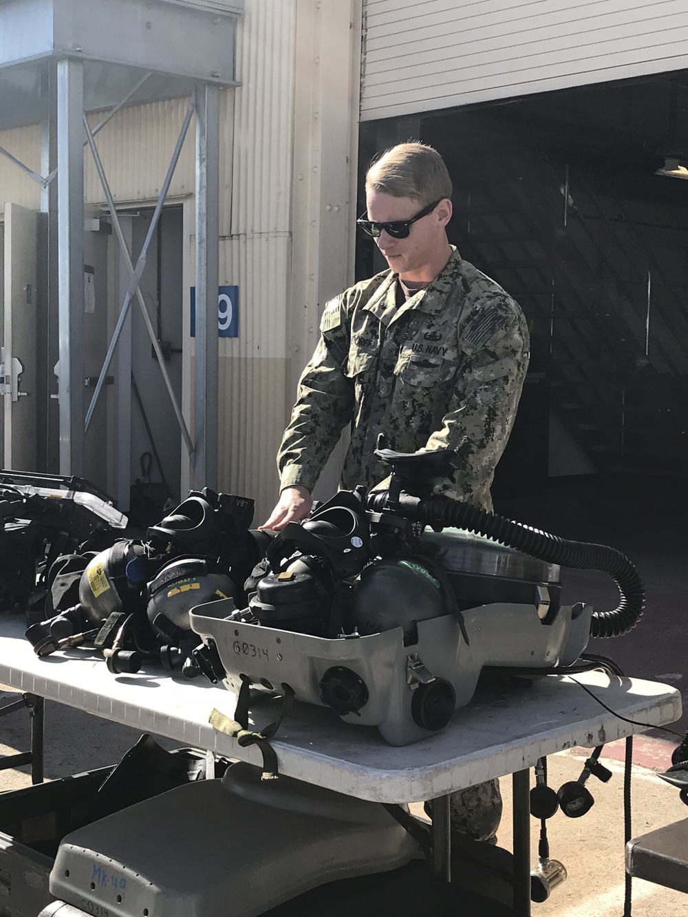 Rear Adm. Dewalt visits Explosive Ordnance Disposal Group One commands