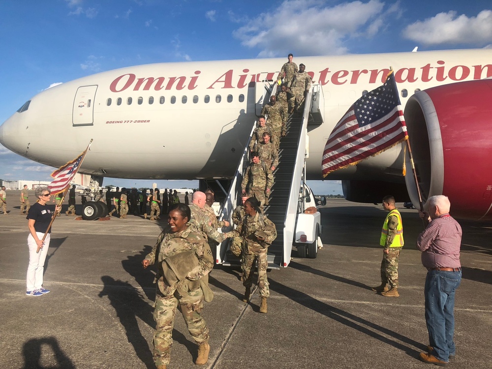 Raider Brigade Soldiers return from Korea