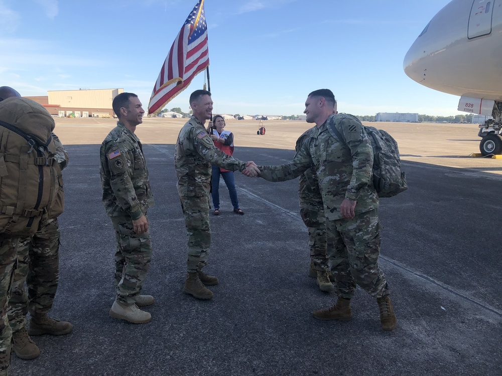 Raider Soldiers arrive from Korea