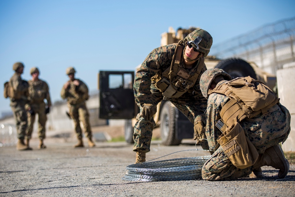 U.S. Marines Strengthen the California-Mexico Border at the Otay Mesa Port of Entry