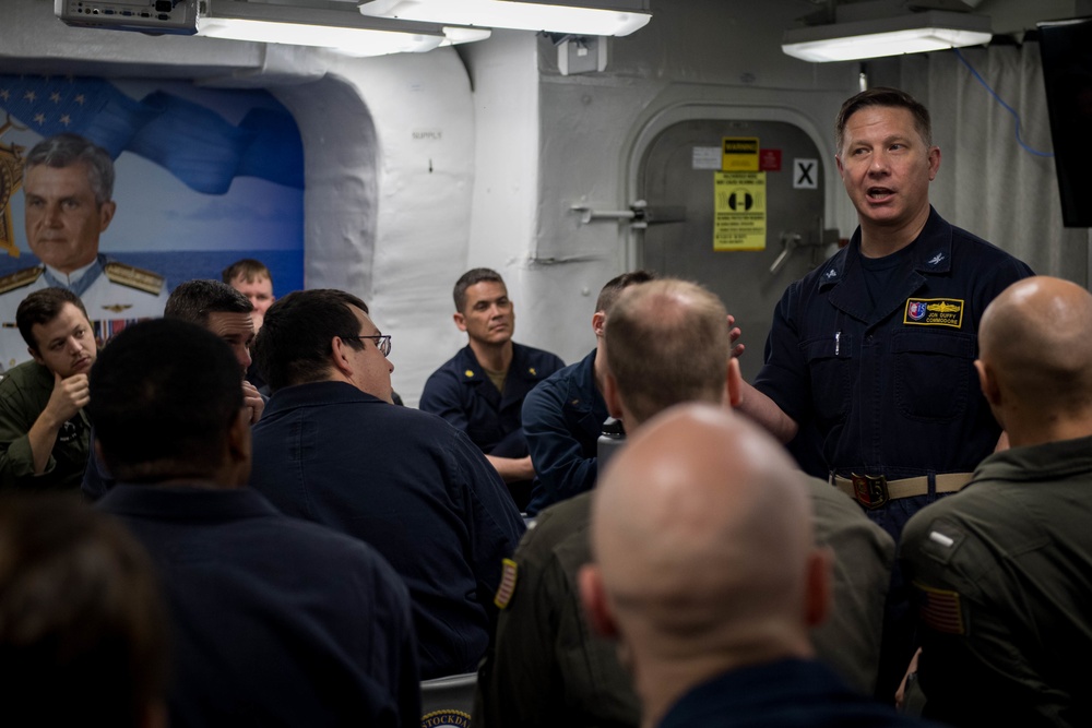 Destroyer Squadron 15 Visits USS Stockdale