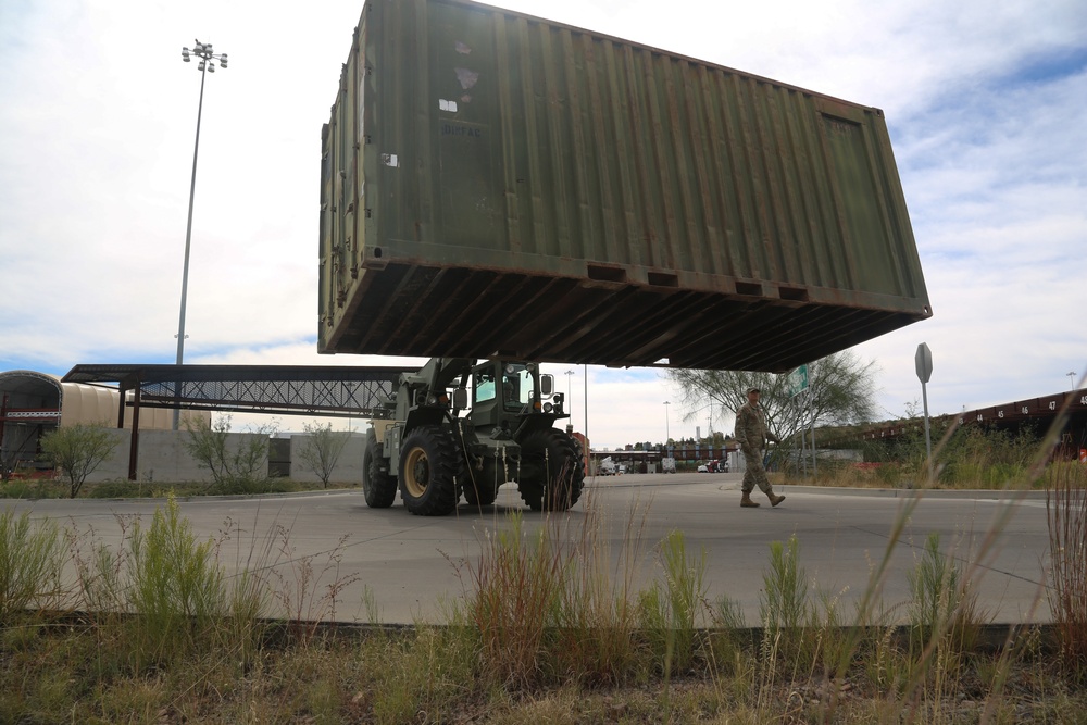 U.S. Soldiers fortify Southwest border