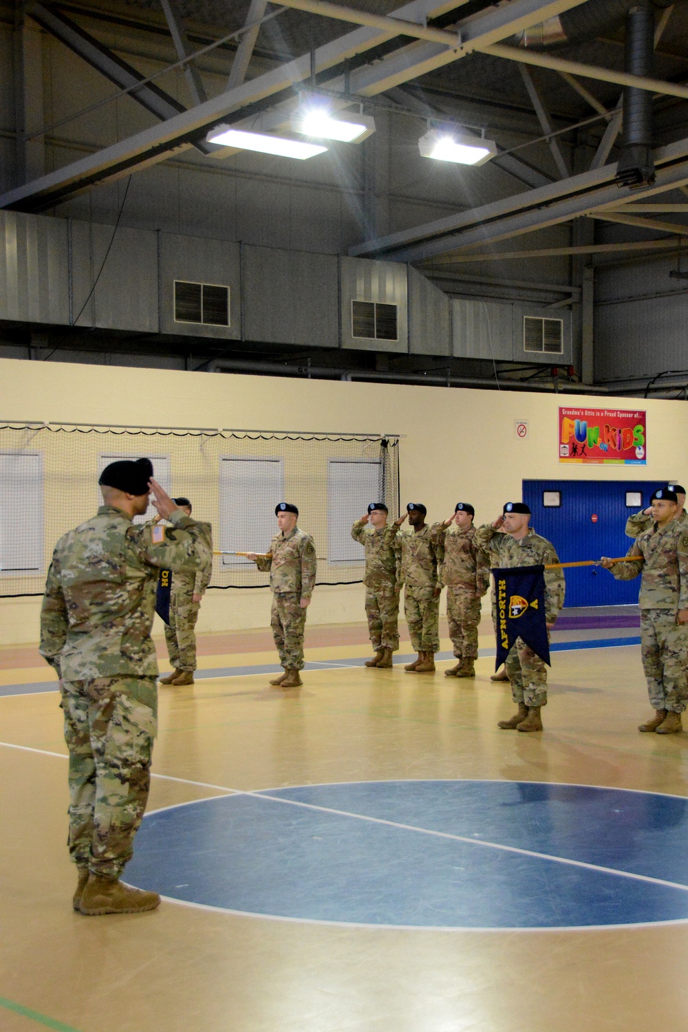 AFNORTH Battalion' Assumption of Responsibility