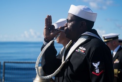 Honoring Veterans: Stockdale Holds Burial at Sea