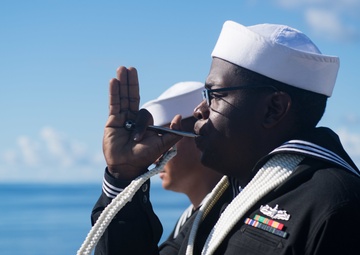 Honoring Veterans: Stockdale Holds Burial at Sea