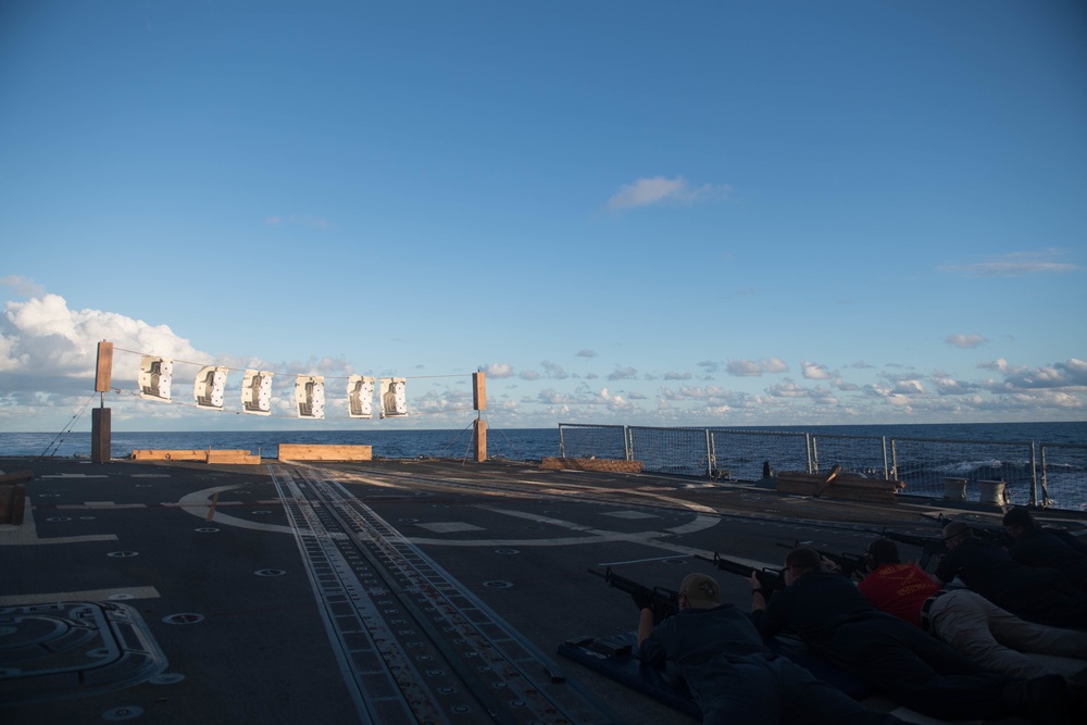 USS Stockdale (DDG 106) conducts routine operations in the U.S.3rd Fleet area of operations.
