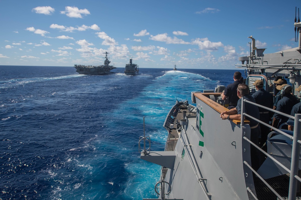 USS Mobile Bay (CG 53) is underway conducting routine operations in the U.S. Pacific Fleet area of operations.