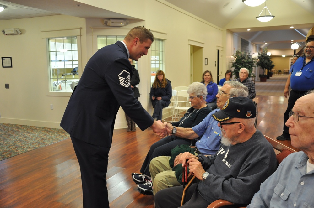 Alpena airmen recognize those who served before at Veterans Day event