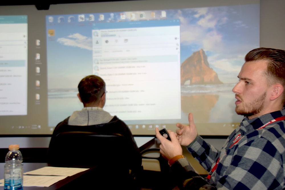 Buffalo District employees teach the use of &quot;Skype For Business&quot;