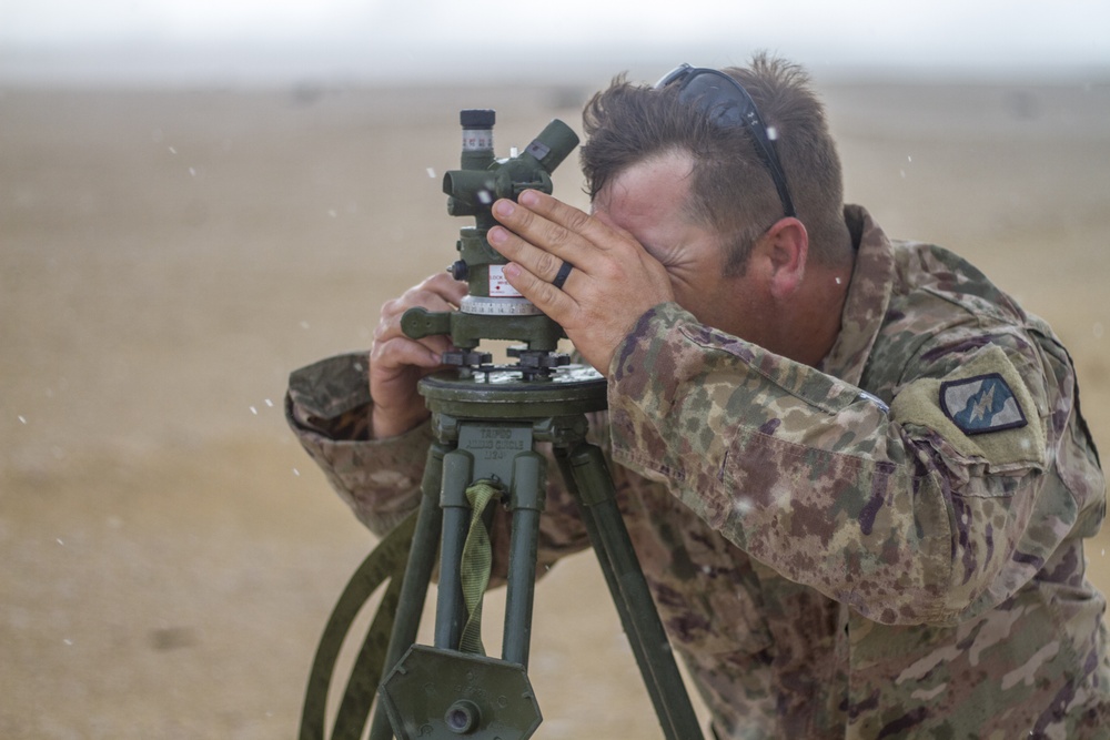 Exercise Eastern Action 2019 – 2-198 AR Mortar Platoon Trains in Qatar