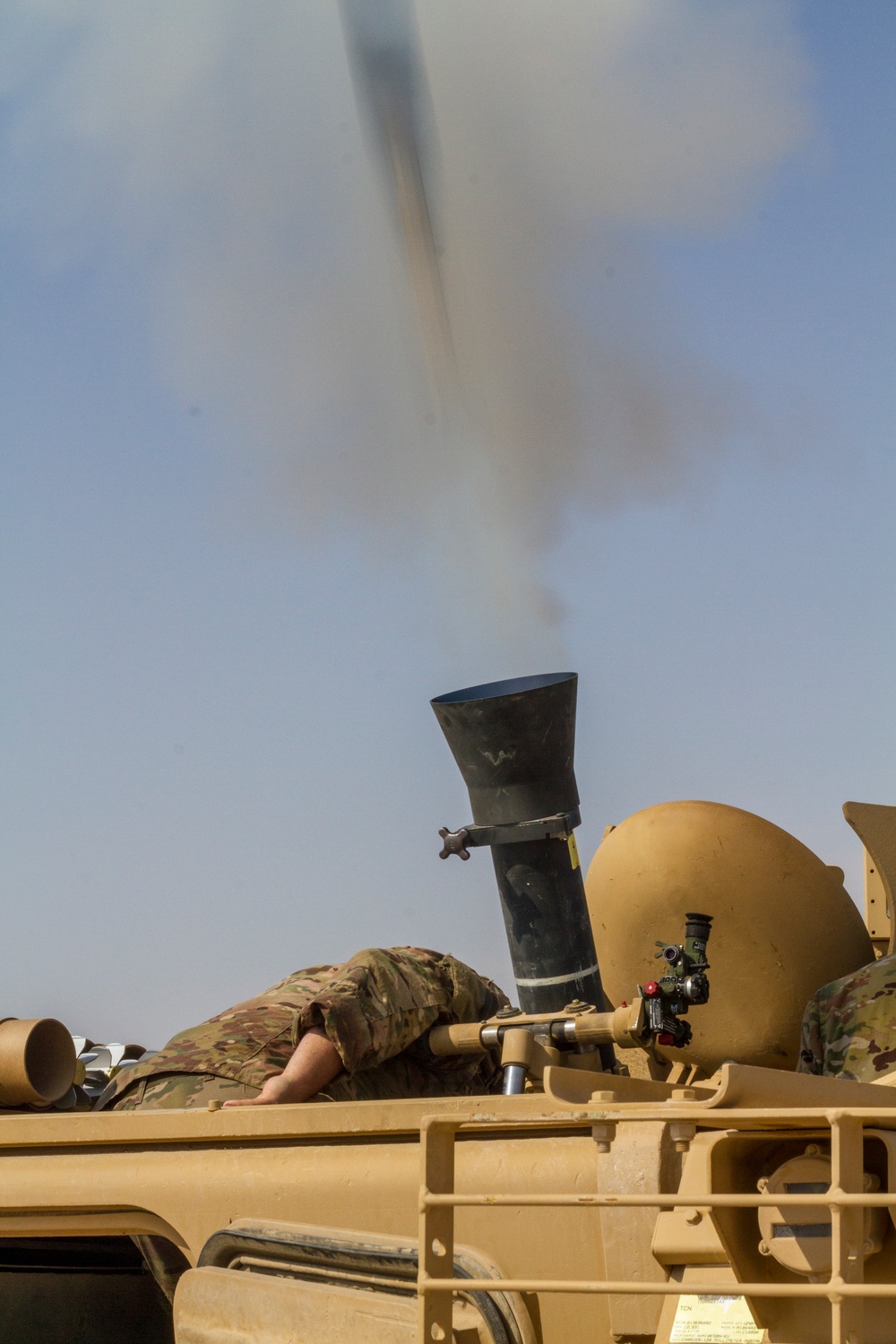 Exercise Eastern Action 2019 – 2-198 AR Mortar Platoon Trains in Qatar