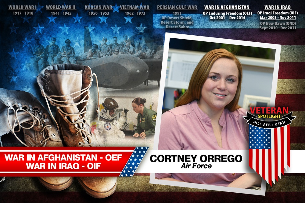 Veteran Spotlight: Cortney Orrego, Hill Air Force Base, Utah
