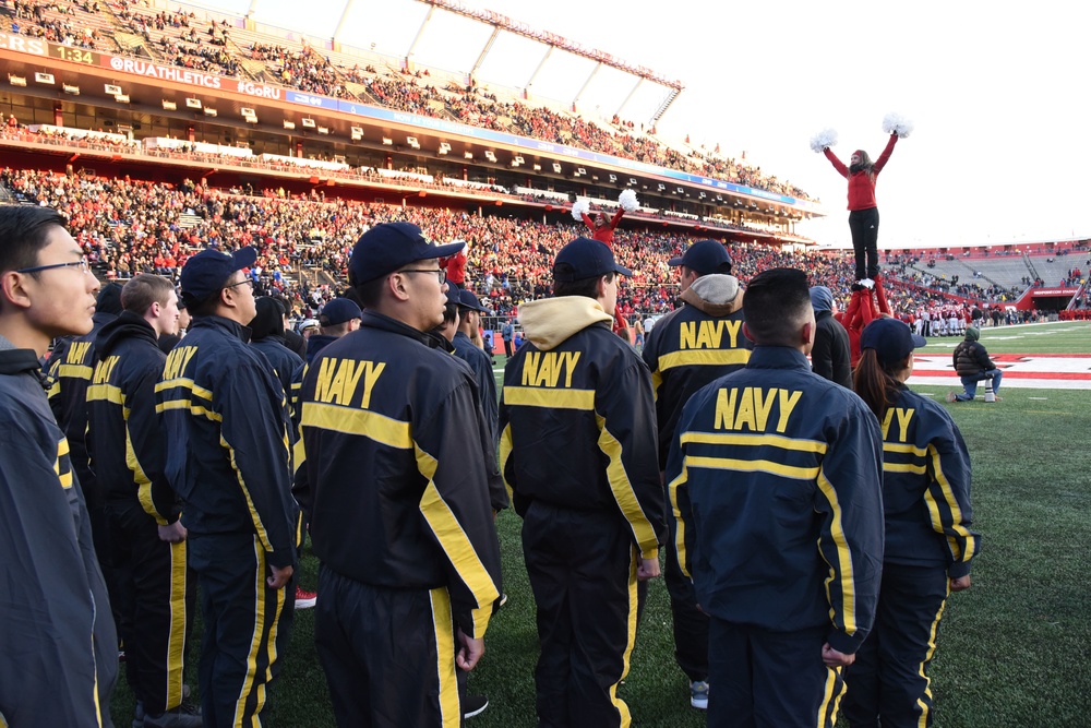 Future Service Members Recite Oath at Rutgers Military Appreciation Game