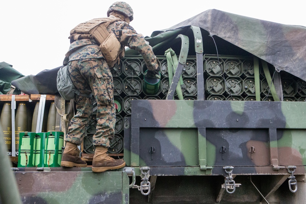 1st Battalion 10th Marine Regiment Fire Exercise