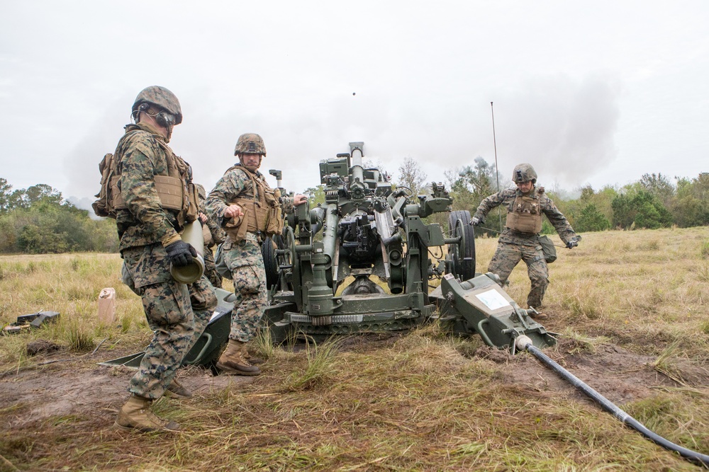 1st Battalion 10th Marine Regiment Fire Exercise