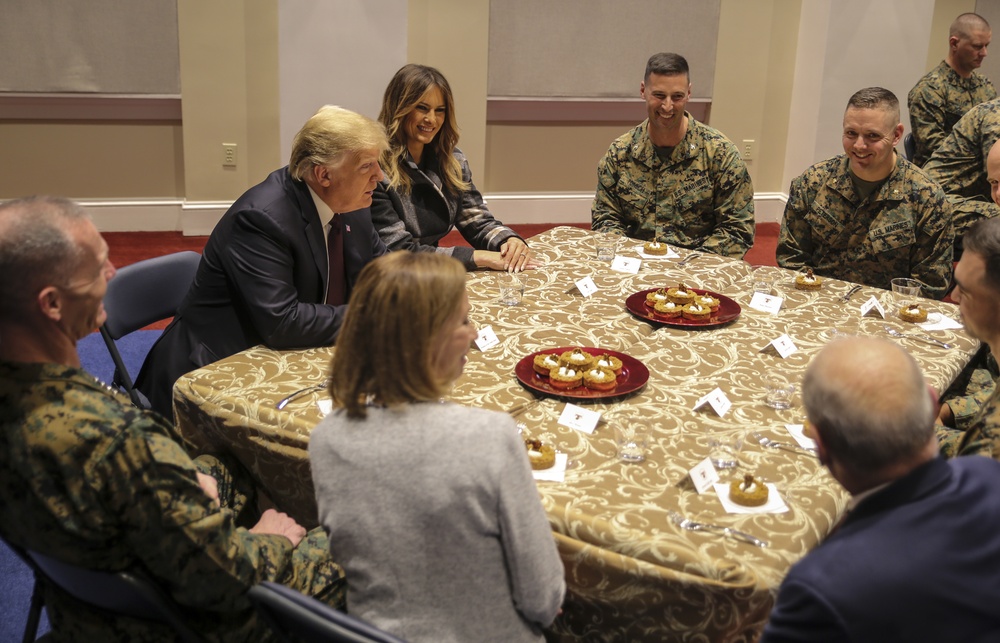 President, First Lady visit Marine Barracks Washington D.C.