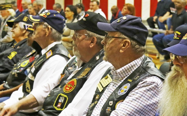 Brave Rifles celebrates veterans with Harker Heights ceremony