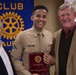 Parris Island Marine awarded Beaufort Rotary Military Person of the Year