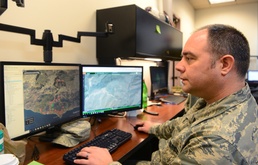 195th Air National Guard Wing provides intelligence support for Camp and Woolsey Fires