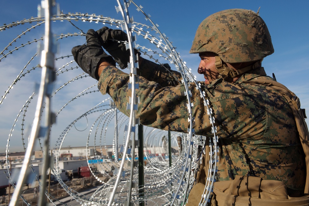 U.S. Marines Strengthen the California-Mexico Border at the Otay Mesa Port of Entry