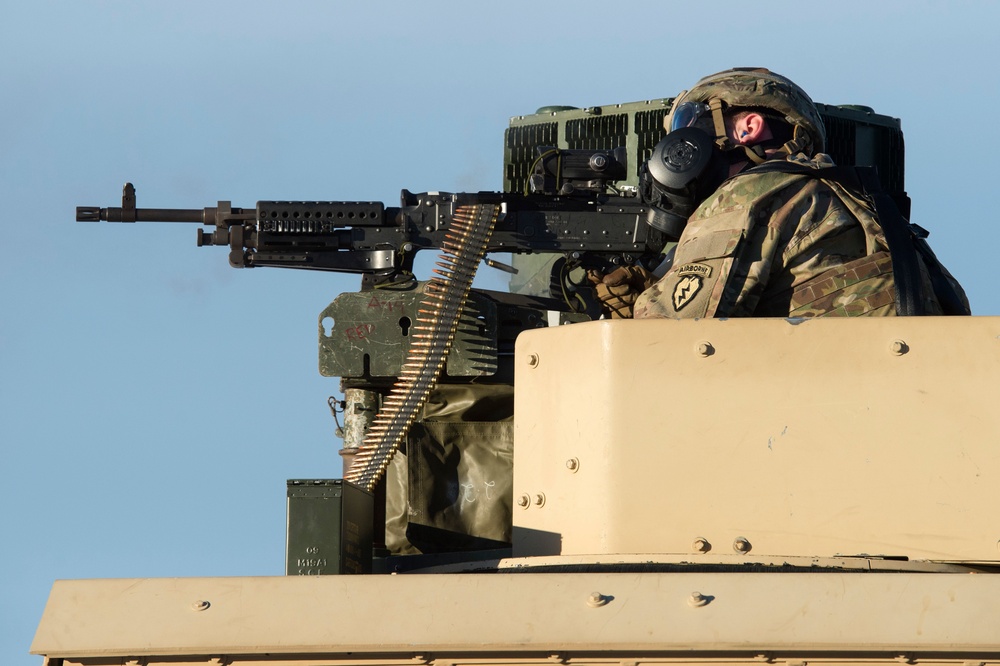 'Denali' paratroopers conduct mounted marksmanship live-fire training at JBER