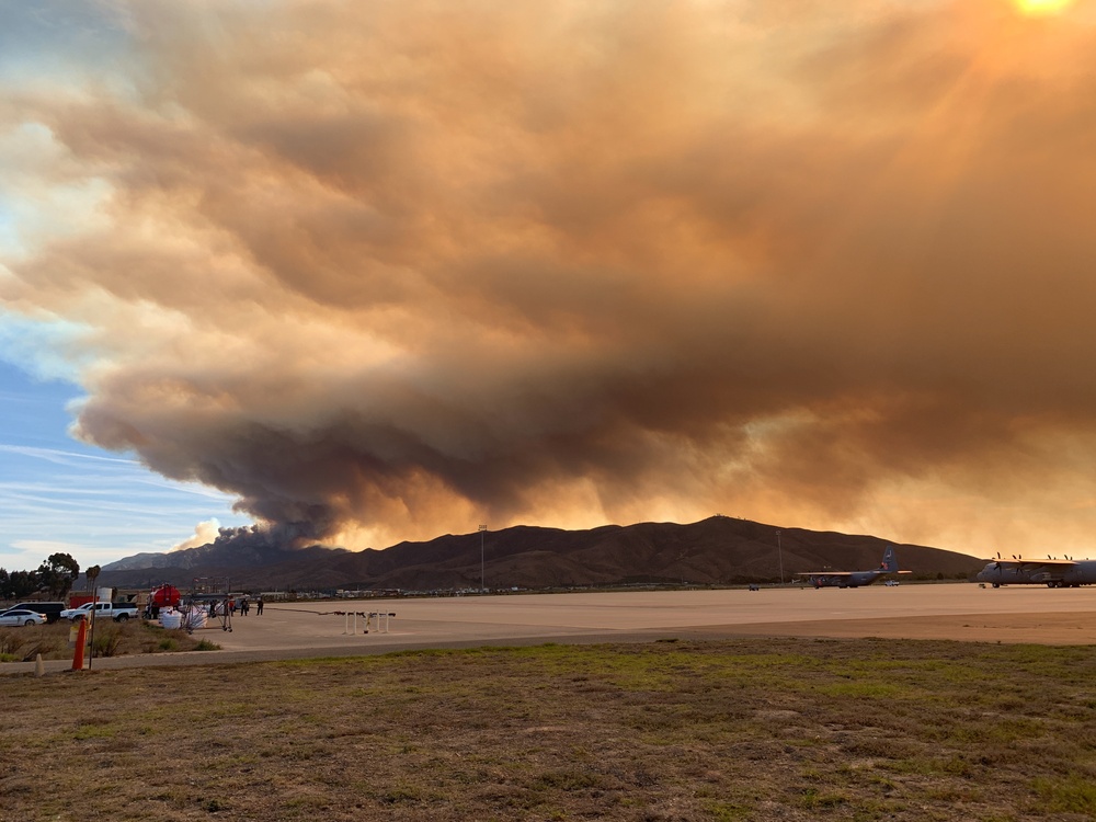 Woolsey Fire at Channel Islands ANGS