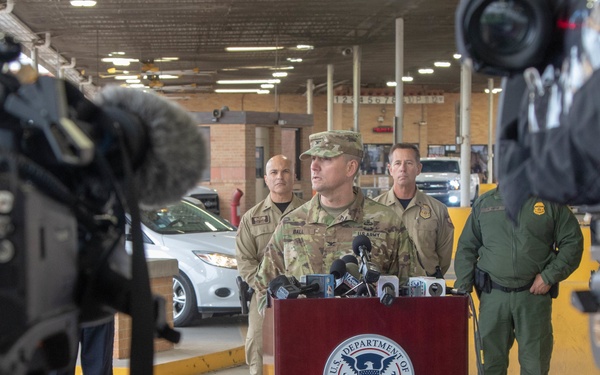 Combined Press Conference at Hidalgo POE