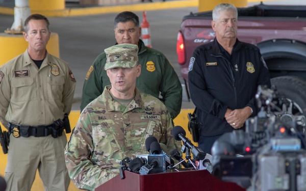 Combined Press Conference at Hidalgo POE