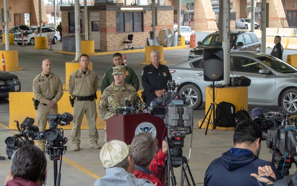 Combined Press Conference at Hidalgo POE