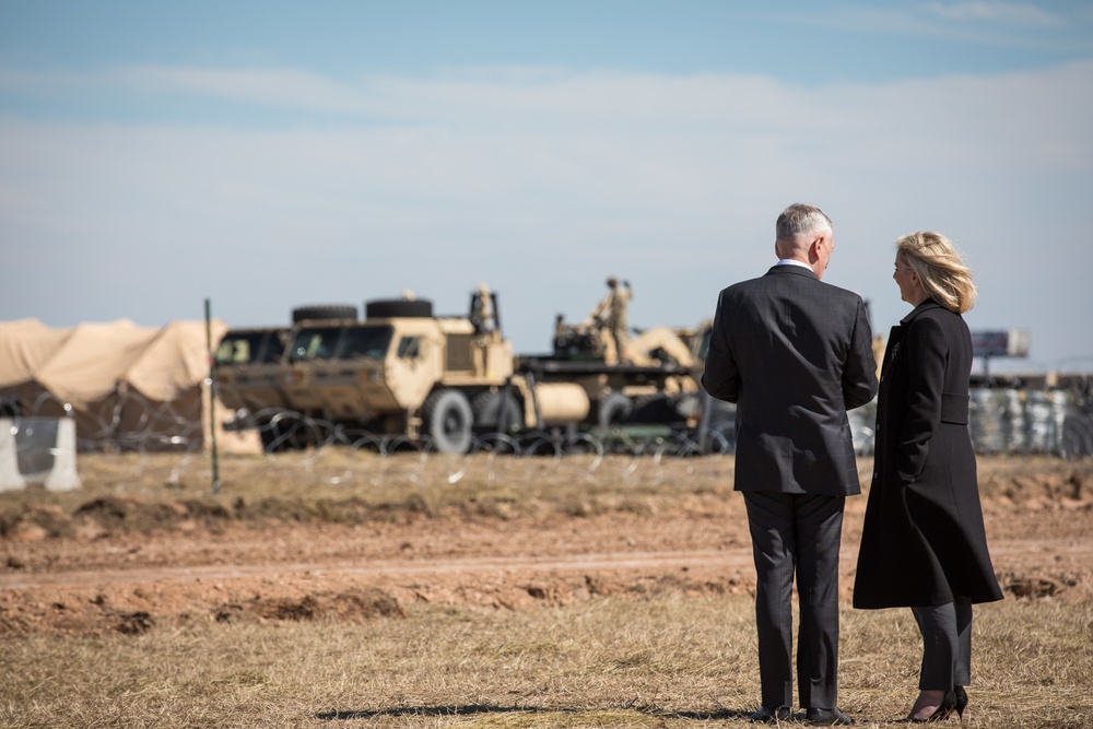 DHS Secretary Nielsen and Secretary of Defense Mattis visit South Texas