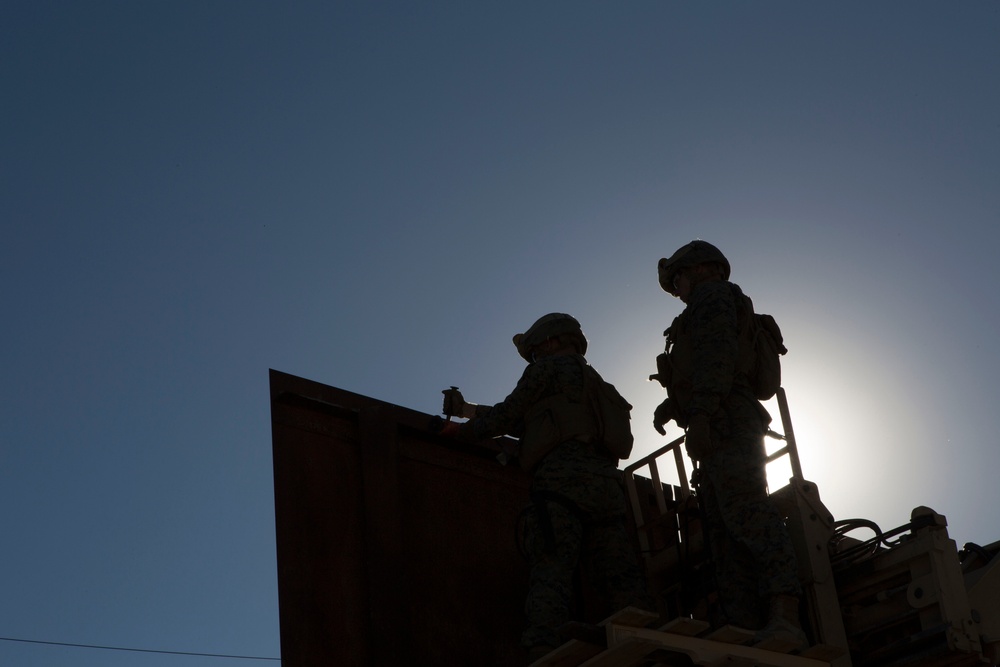U.S. Marines assist CBP with Border Support