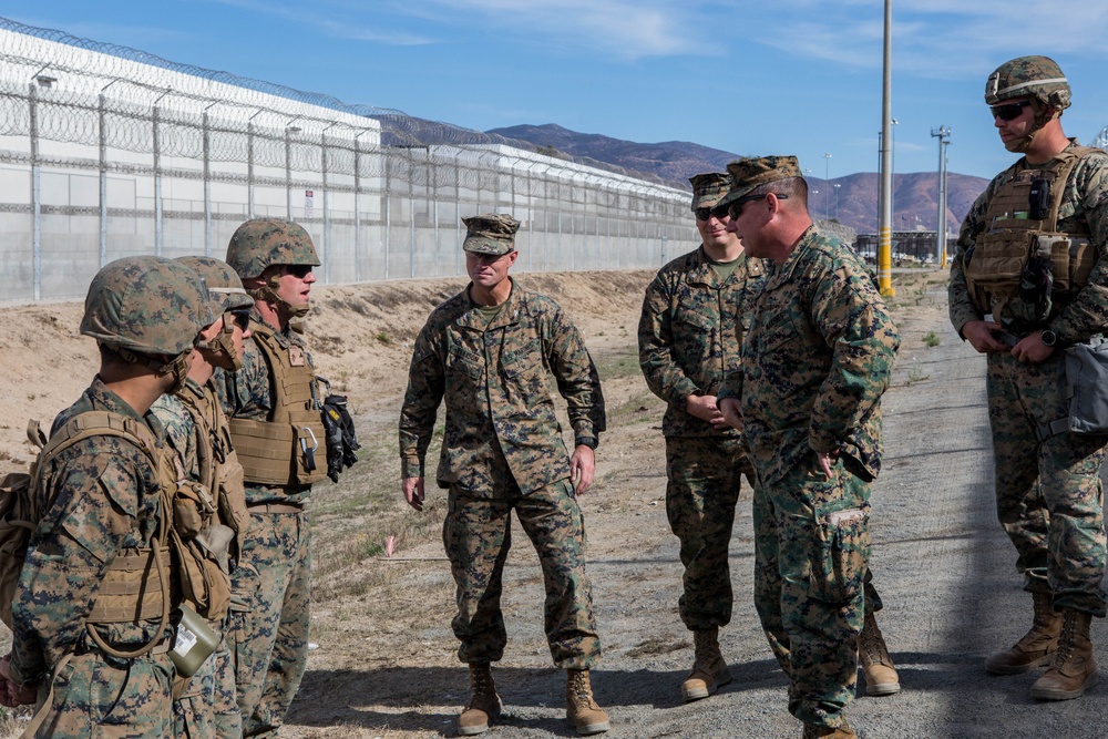 Brig. Gen. Sklenka Visits San Ysidro and Otay Mesa Points of Entry