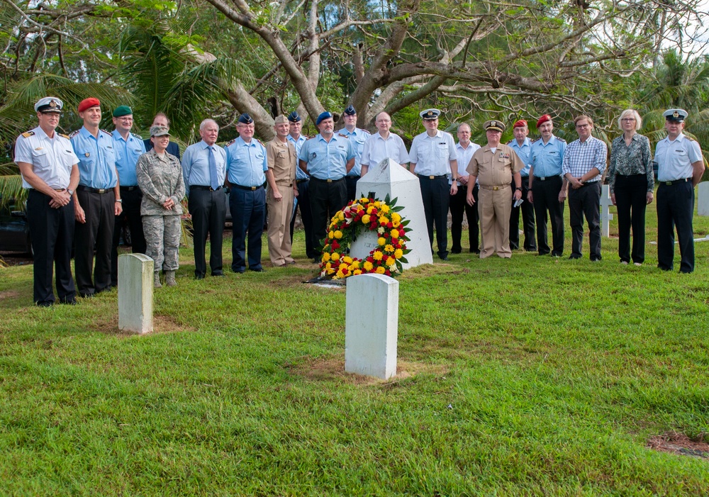 SMS Cormoran II Sailors Honored During Wreath Laying Ceremony