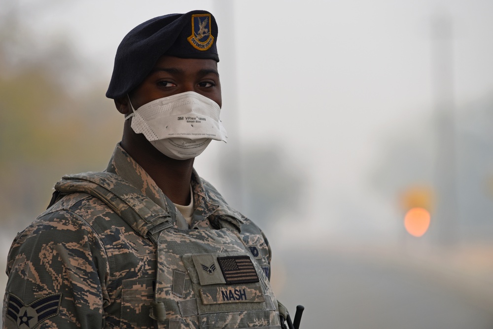 Smoke Doesn't Stop Security Forces