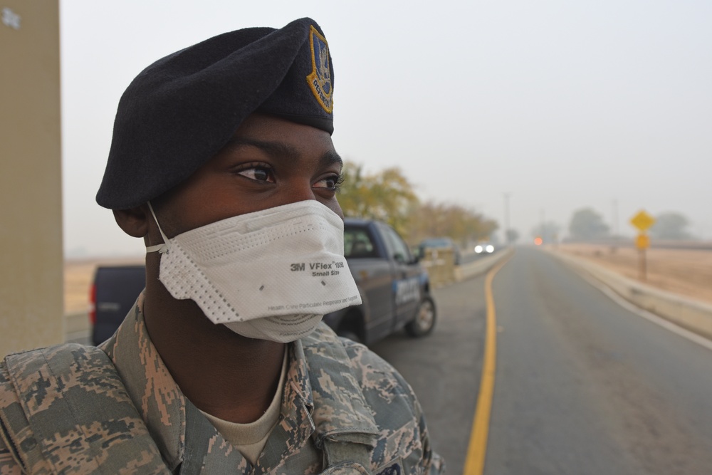 Smoke Doesn't Stop Security Forces