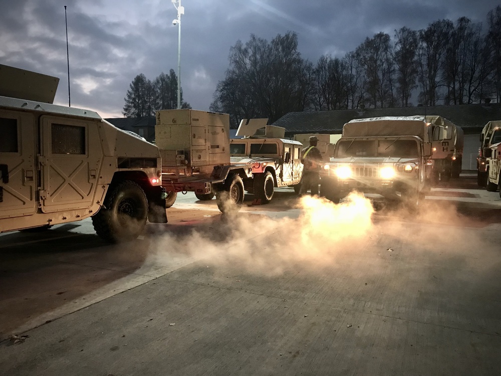 91st BEB Battle Cold Temps as They Prepare for Convoy