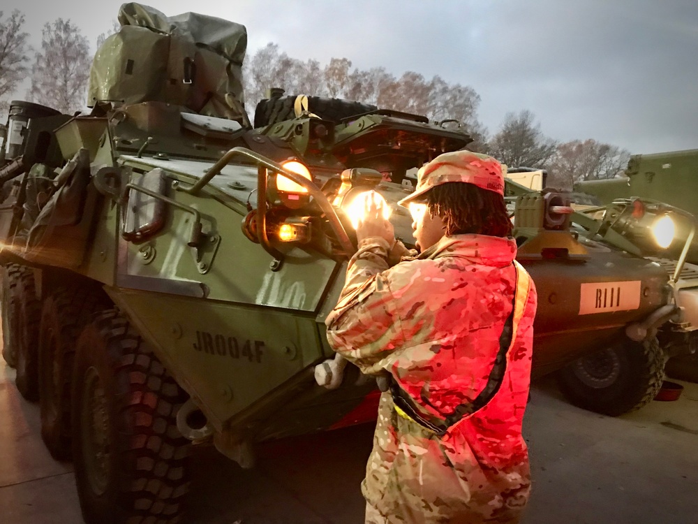 91st BEB Battle Cold Temps as They Prepare for Convoy