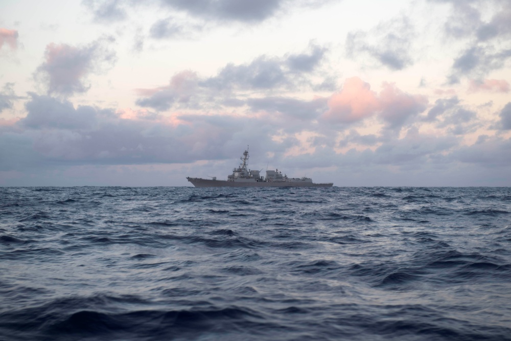 Spruance conducts routine operations in the U.S. 3rd Fleet area of operations.