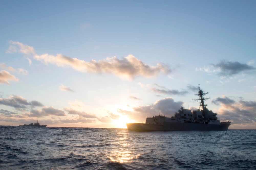 Spruance conducts routine operations in the U.S. 3rd Fleet area of operations.