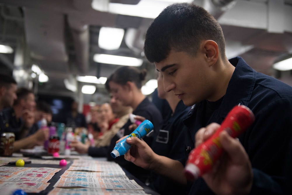 Stockdale Sailors Play Bingo