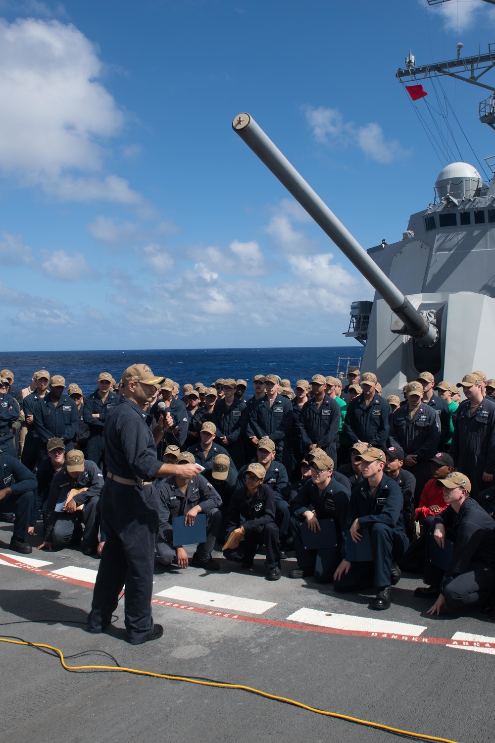 Commander, DESRON 21 Visits USS Stockdale (DDG 106)