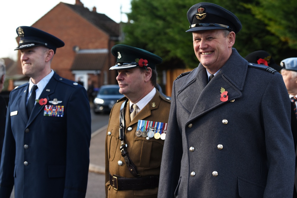 RAF Lakenheath celebrates Remembrance Day with local communities