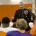 Marines Visit Clemson University Football Team