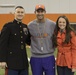 Marines Visit Clemson University Football Team