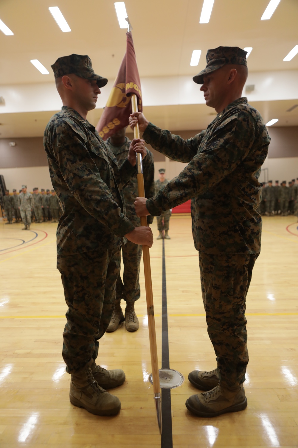 Marine Corps Combat Service Support Schools, Headquarters and Service Company Change of Command Ceremony