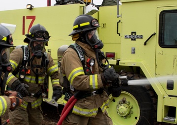 336th Engineer Detachment firefighters join Canadians, Romanians in plane crash emergency response exercise