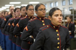 November Company becomes first company to graduate in new female dress blues