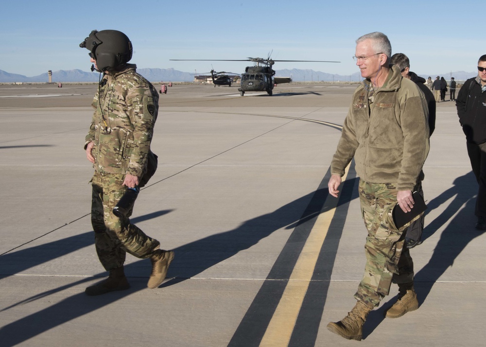 VCJCS visits Holloman Air Force Base and White Sands Missile Range