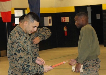 Marines prepare for Toys for Tots